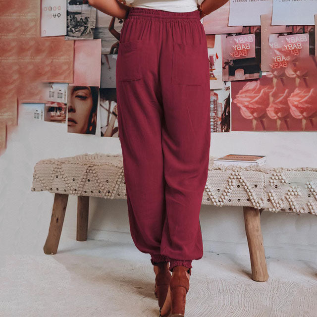 Plain Casual Trousers