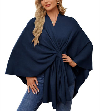 Maegan | Elegant Poncho-Style Shawl