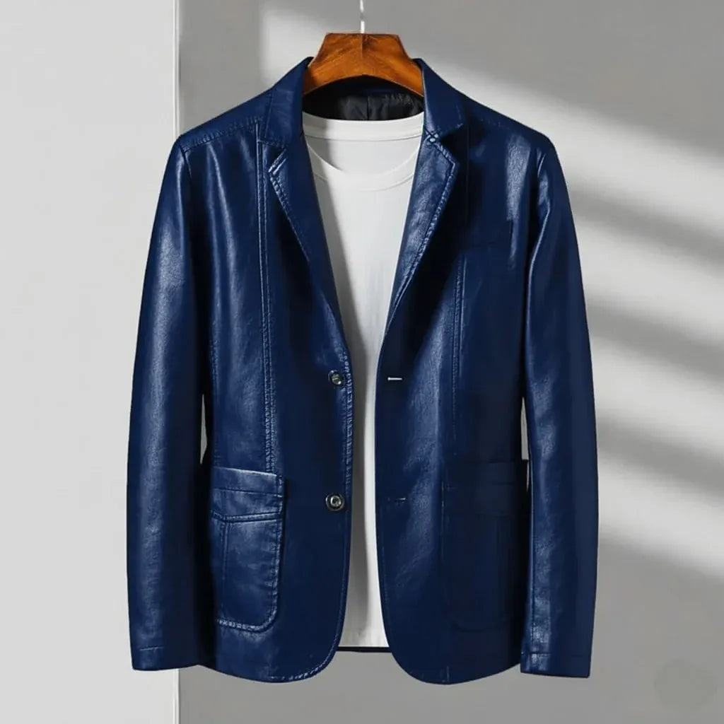 DONACCI Leather Blazer