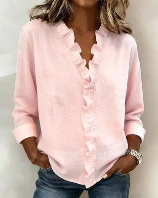 Ashcroft | Refined V-Neck Blouse