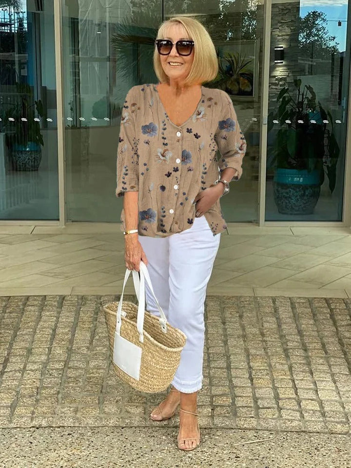 Ashcroft | Bellamy Floral French Vintage Blouse