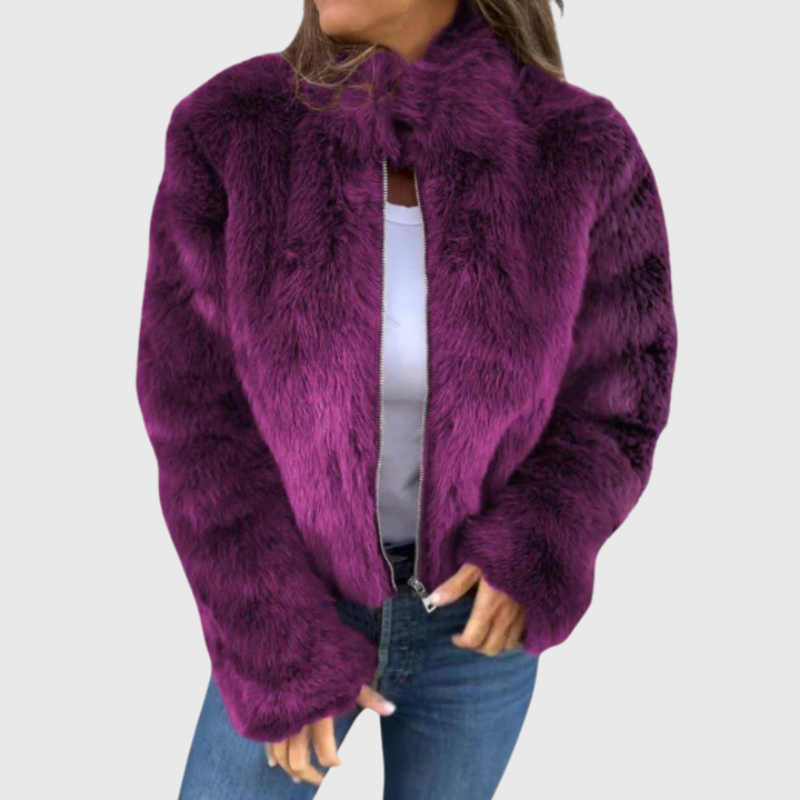 Rebecca | Plush Cropped Jacket
