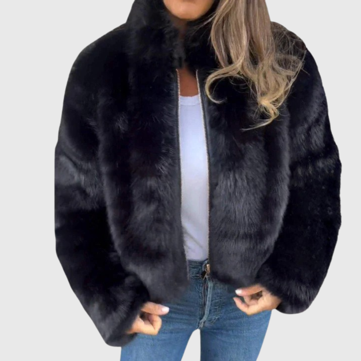Rebecca | Plush Cropped Jacket