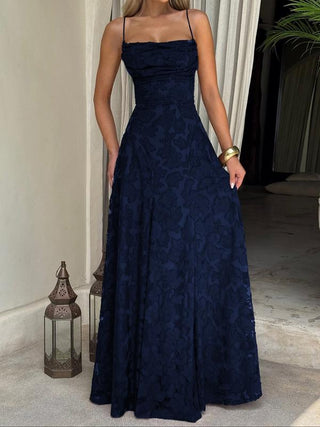 Ashcroft Backless Lace Pattern Long Evening Dress – view 3