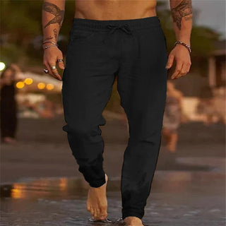 Ashcroft | Men's Relaxed Cotton Beach Trousers