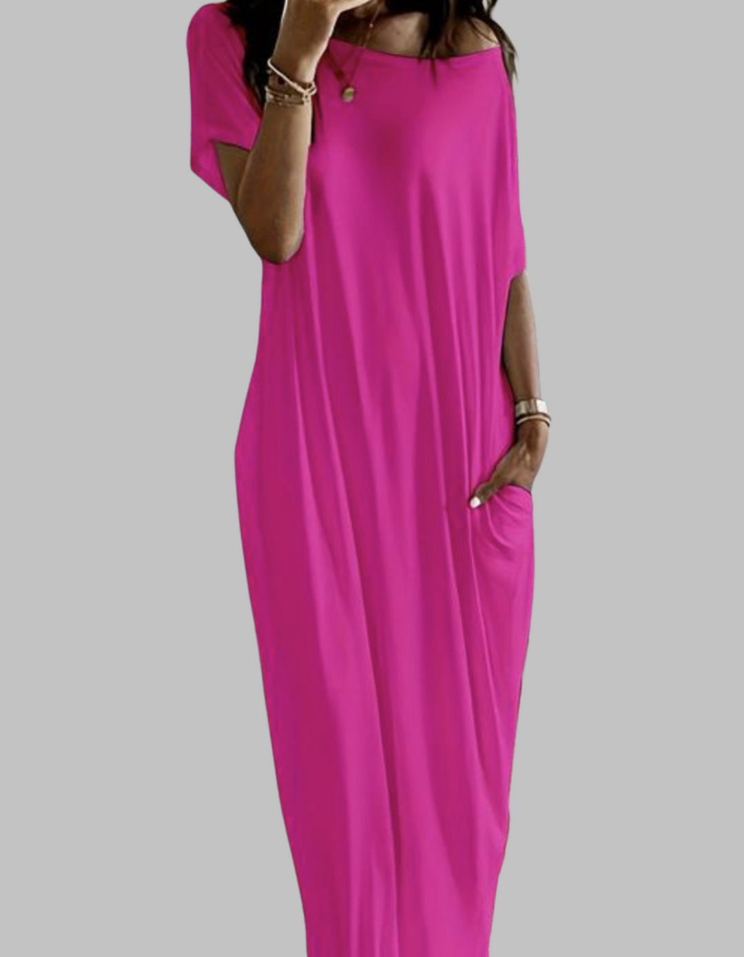 Ashcroft Loose Fit Round Neck Sleep Nightdress – view 2