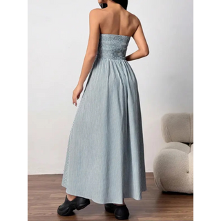 Ashcroft Classic Striped Summer Tube Maxi Dress – view 3