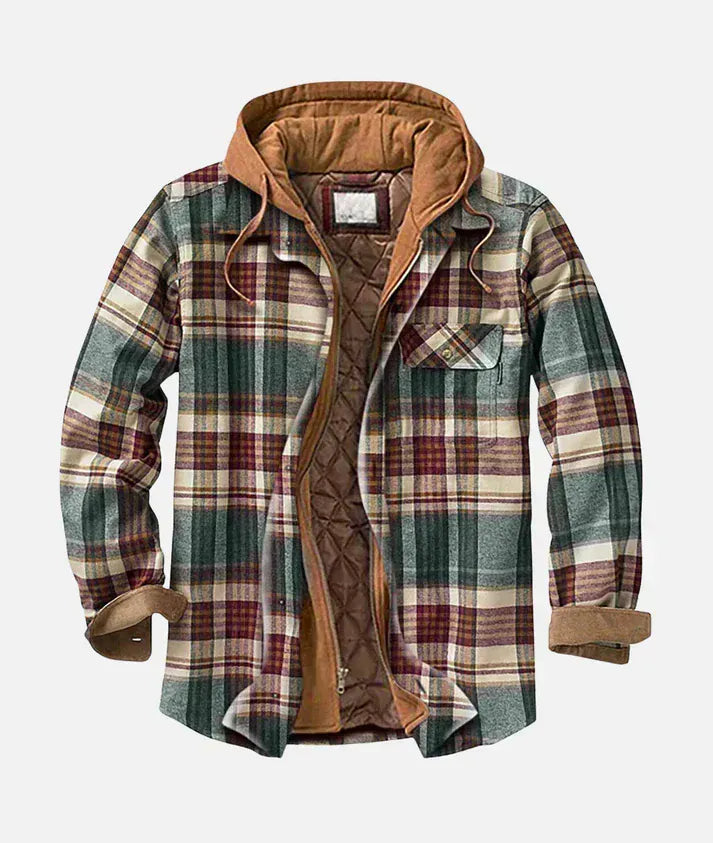 DONACCI Lined Flannel Shirt Jacket