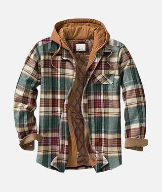 DONACCI Lined Flannel Shirt Jacket