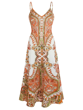 Ashcroft Boho Floral Print Sleeveless Dress – view 3
