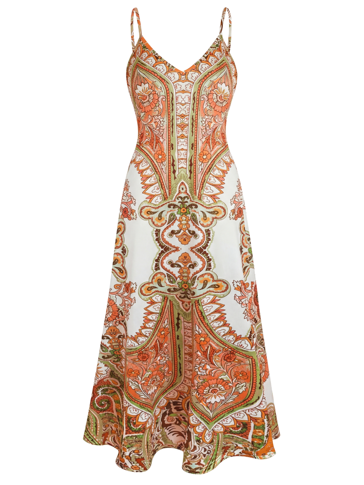 Ashcroft Boho Floral Print Sleeveless Dress – view 3