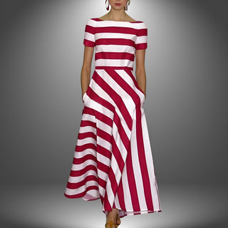 Ashcroft Effortless Modern Stripe Dress – view 2