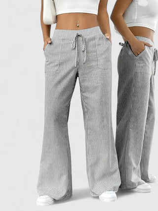 Ashcroft | Birgit Comfortable Wide-Leg Trousers with Elegant Details