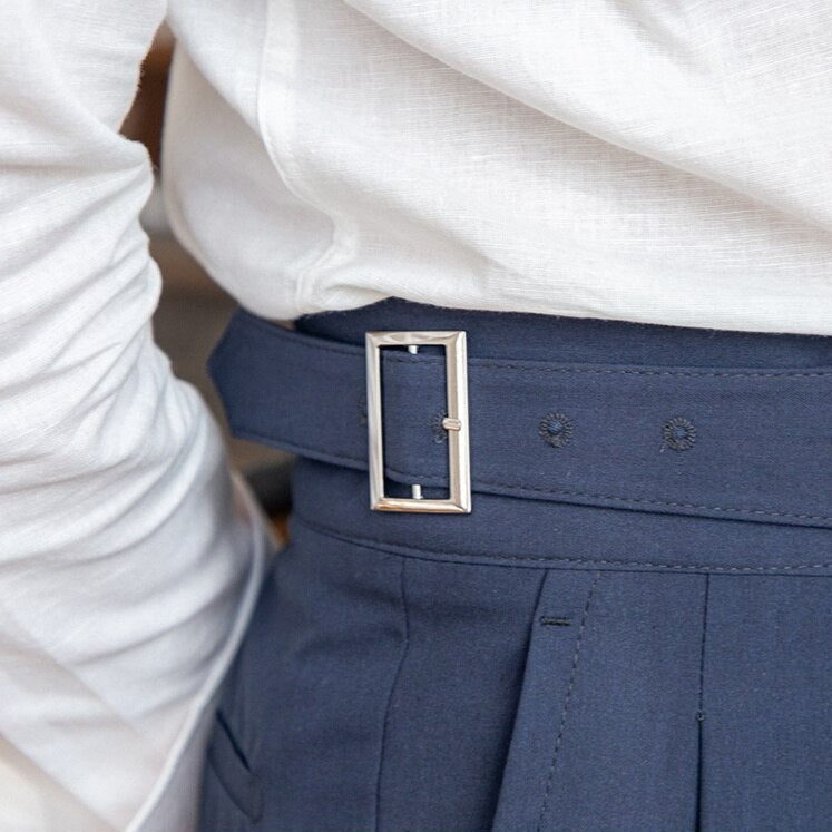 Ashcroft | Ellis Classic High-Waist Trousers with Buckle Closure