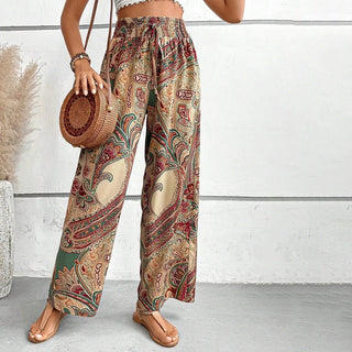 Ethnic Print Trousers
