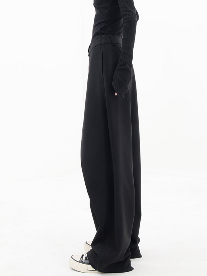 Ashcroft | Asymmetric Waist Baggy Trousers