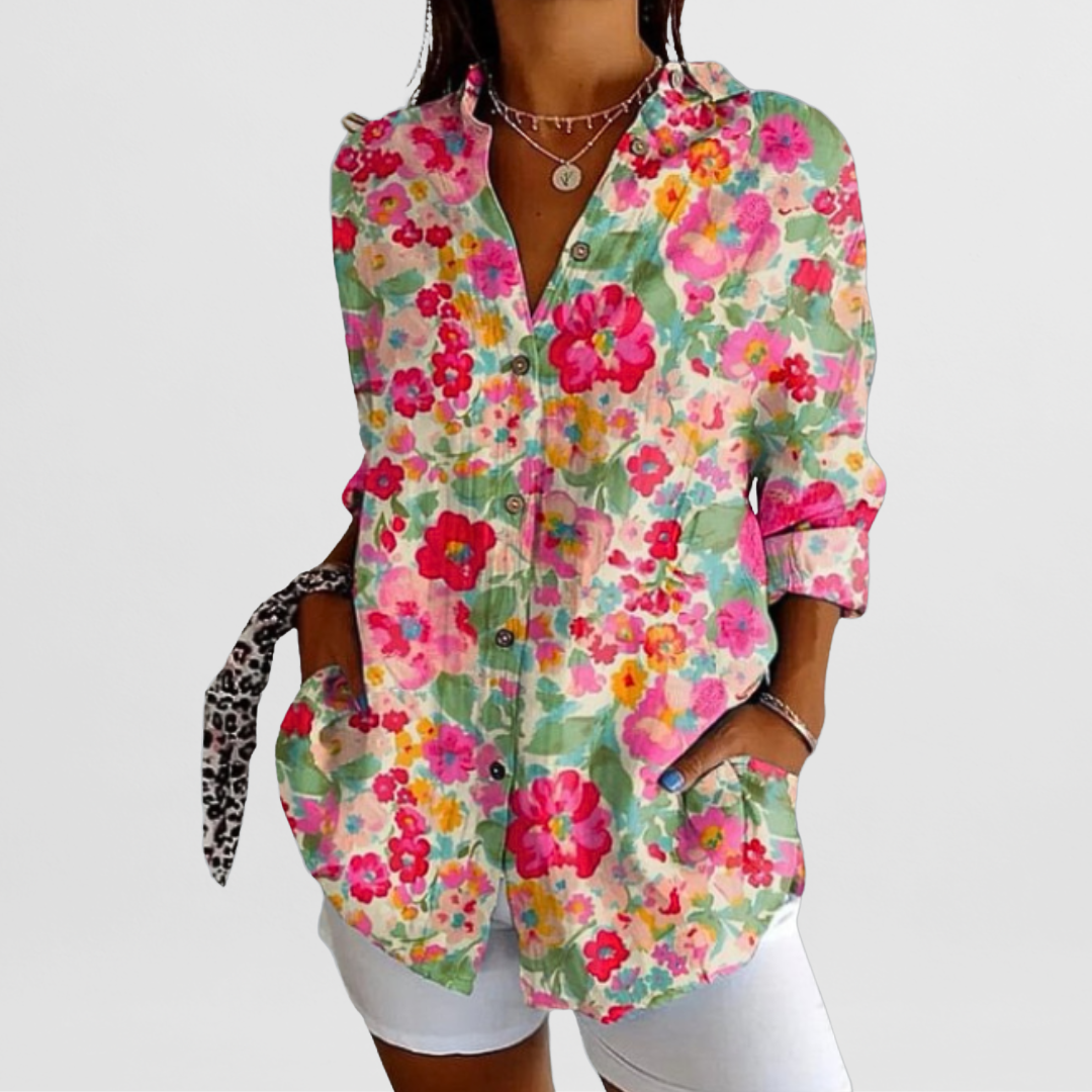 Ashcroft | Hilda Elegant Vintage Floral Blouse