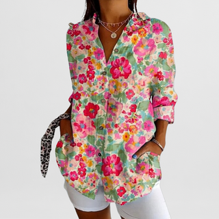 Ashcroft | Hilda Elegant Vintage Floral Blouse