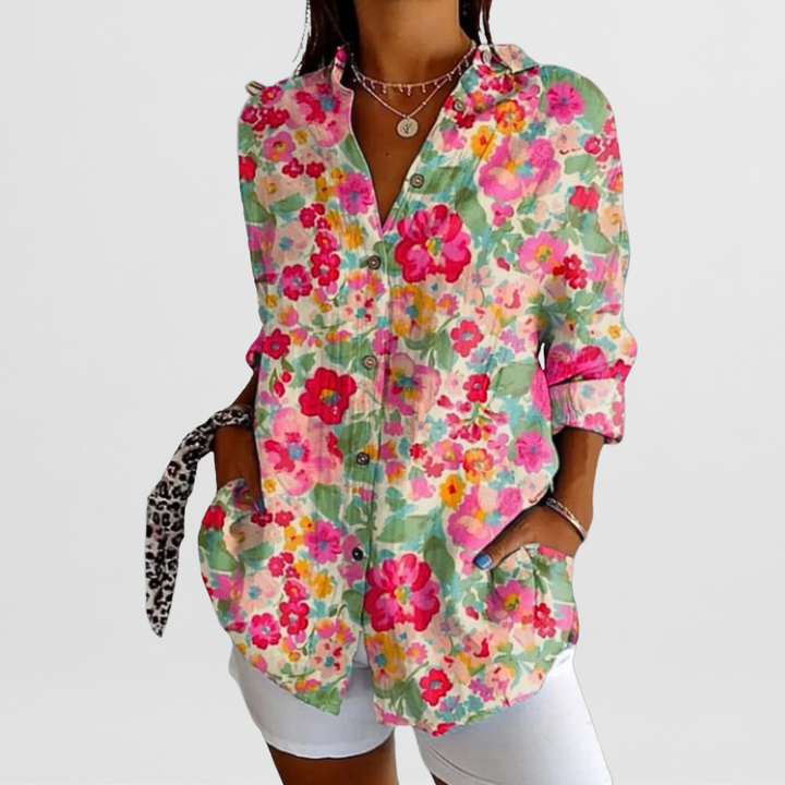 Ashcroft | Hilda Elegant Vintage Floral Blouse