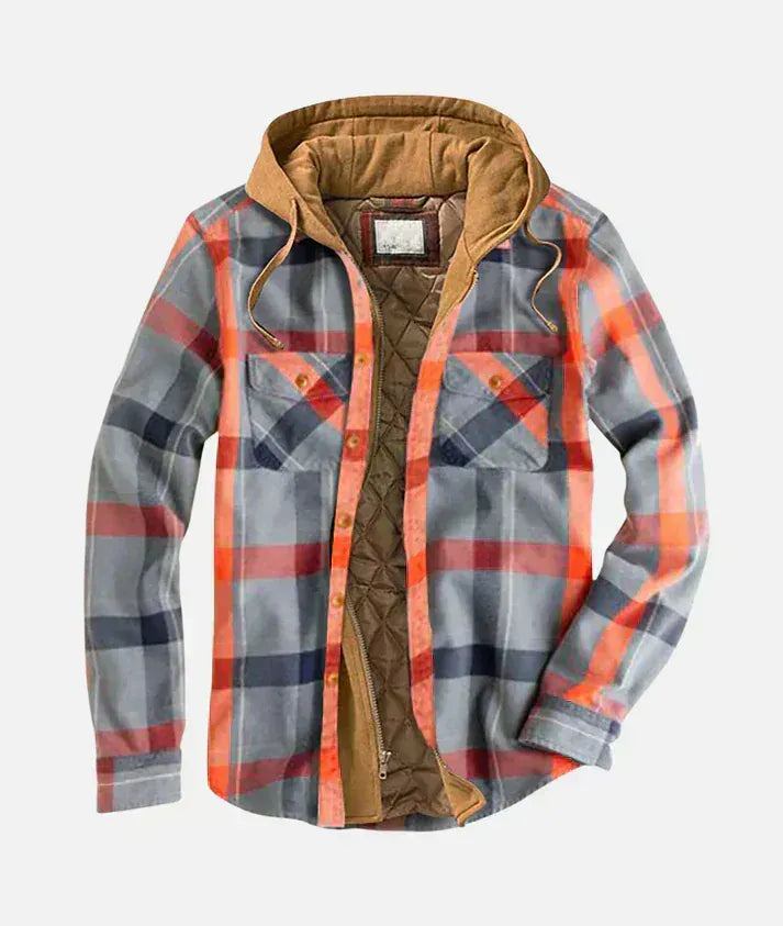 DONACCI Lined Flannel Shirt Jacket