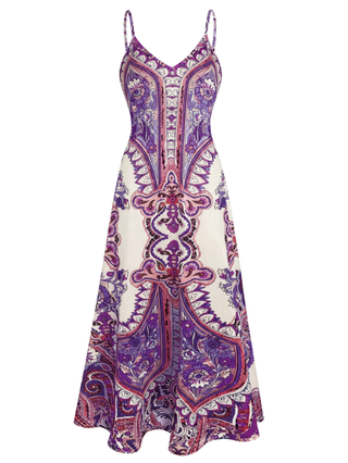 Ashcroft Boho Floral Print Sleeveless Dress – view 4