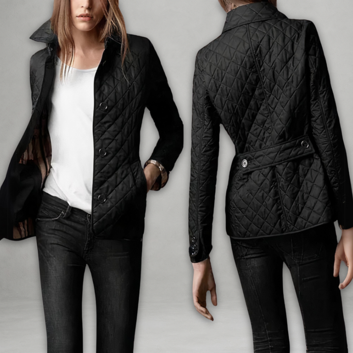 Adelia | Diamond-Quilted Jacket