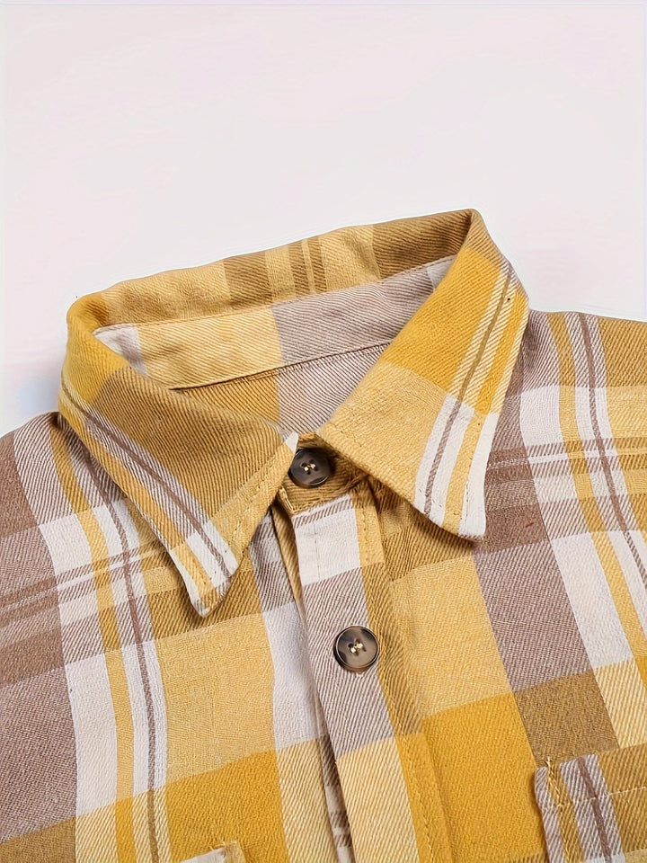 Ashcroft | Checked Long Sleeve Summer Shirt