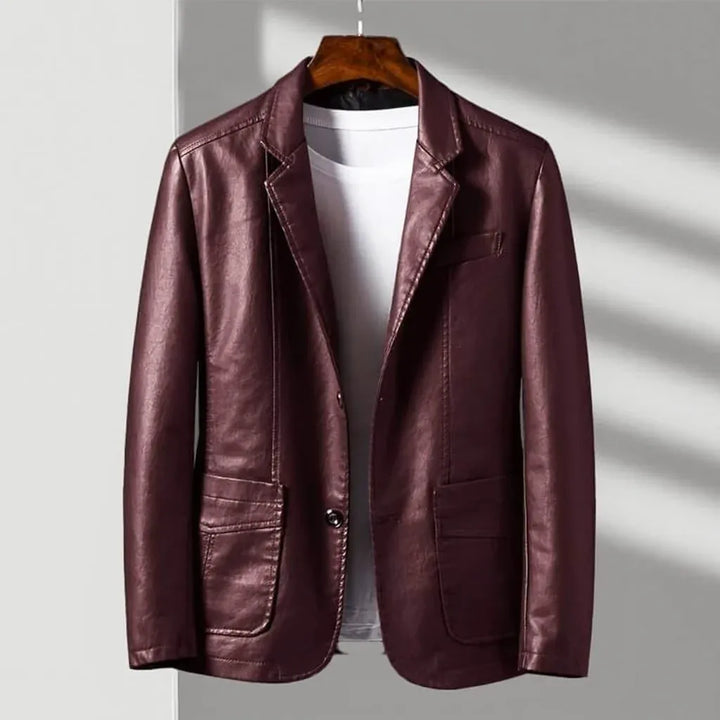 DONACCI Leather Blazer
