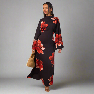 Ashcroft Modest Floral Loose Fit Maxi Dress – view 6