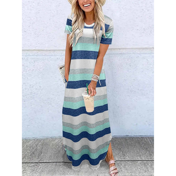 Ashcroft Everyday Relaxed Fit Round Neck Maxi Dress – view 6
