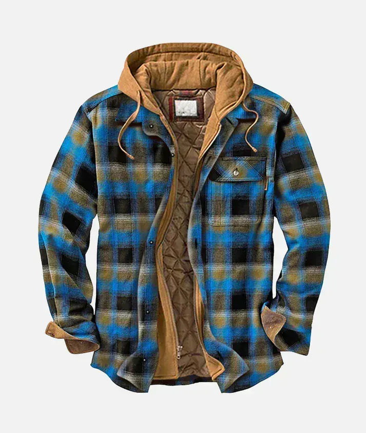 DONACCI Lined Flannel Shirt Jacket