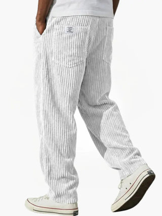 Ashcroft | Men's Corduroy Trousers with Elasticated Waist