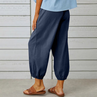 Ashcroft | Lidia Wide-Leg Cotton and Linen Trousers