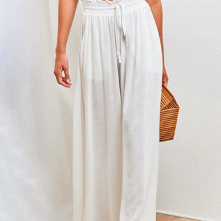 Wide-Leg Casual Trousers