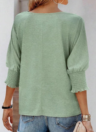 Ashcroft | Wilma Simple Crew-Neck Blouse