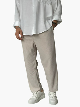 Ashcroft | Men's Relaxed Fit Pleated Trousers – Elegant Everyday & Business Look