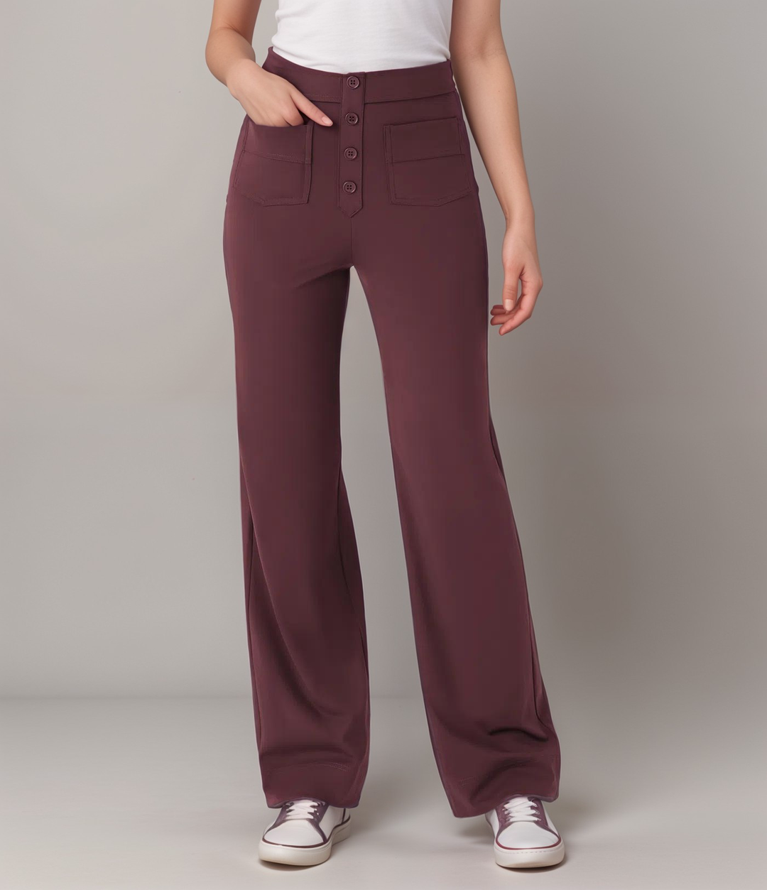 Ashcroft | High-Waisted Stretch Trousers