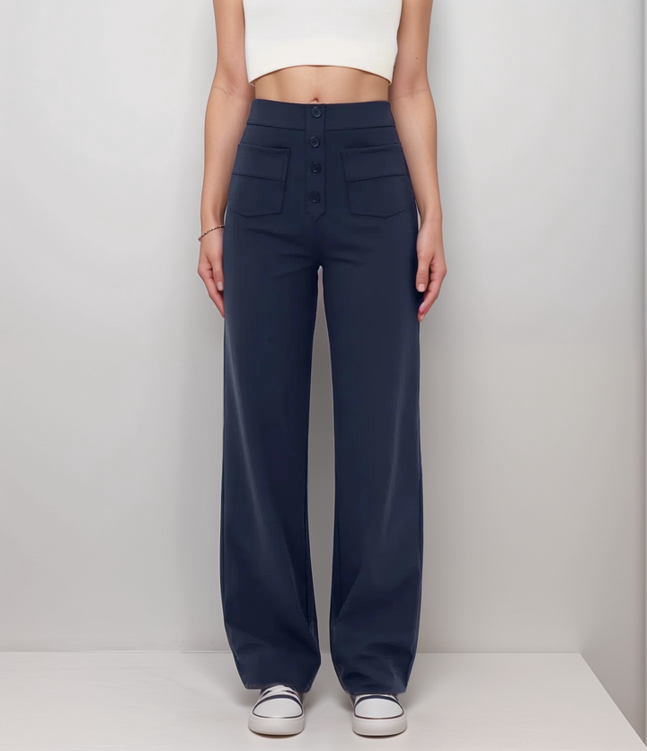 Ashcroft | High-Waisted Stretch Trousers