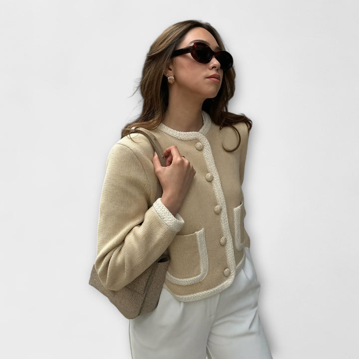 Ashcroft | Classic Cardigan with Decorative Pockets