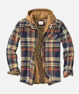 DONACCI Lined Flannel Shirt Jacket