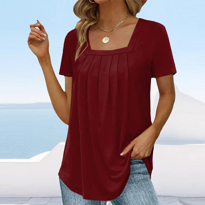Ashcroft | Flowing Square Neck Blouse