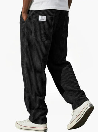 Ashcroft | Men's Corduroy Trousers with Elasticated Waist