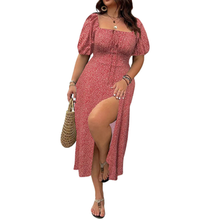 Ashcroft Trendy Plus Size Floral Print Dress – view 7