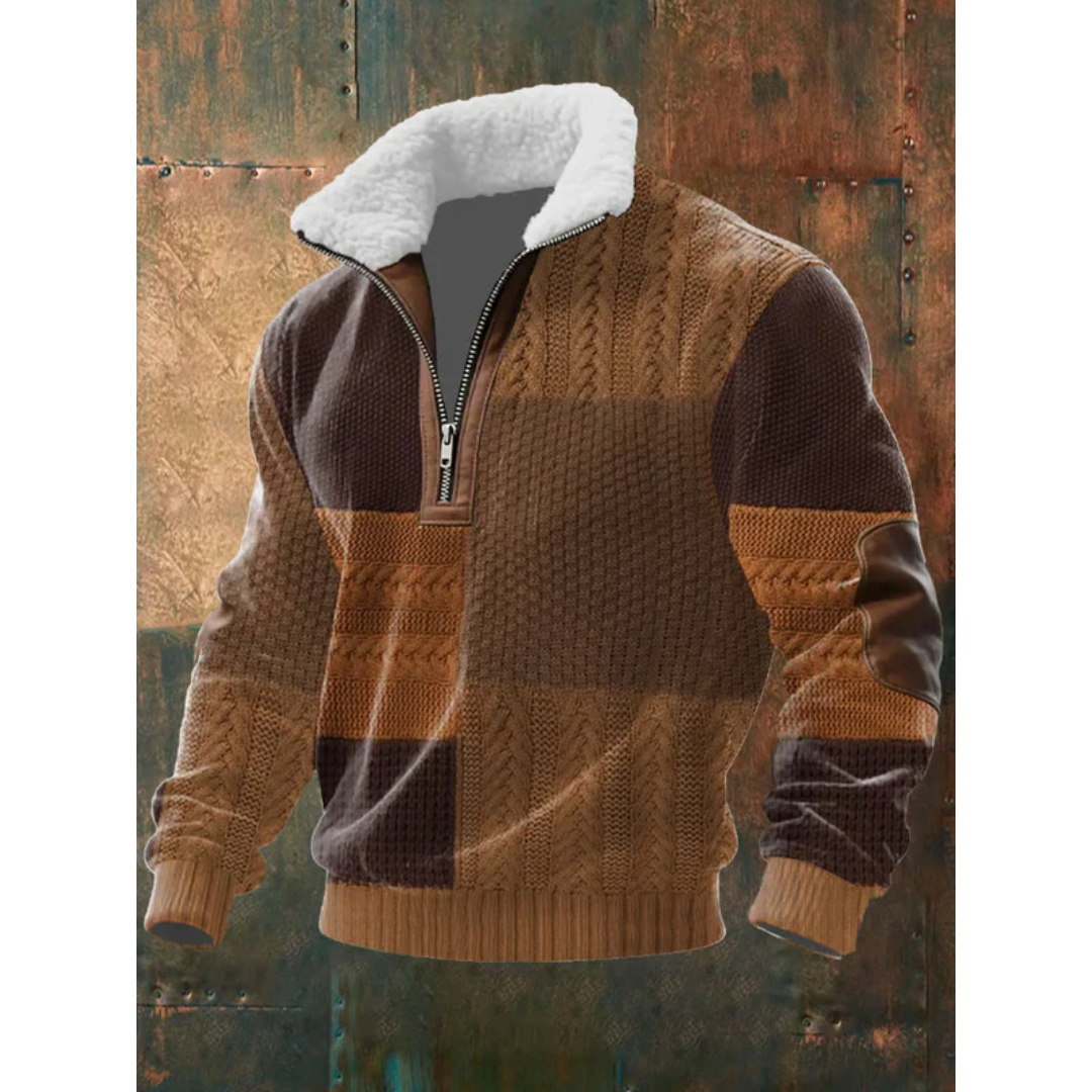 Ettiene | Fleece Zip Turtleneck
