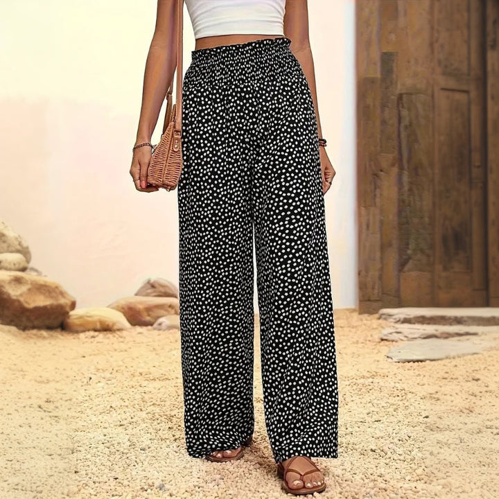 Polka Dot Casual Trousers