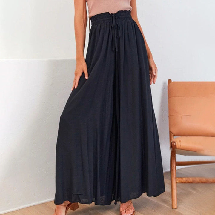 Wide-Leg Casual Trousers
