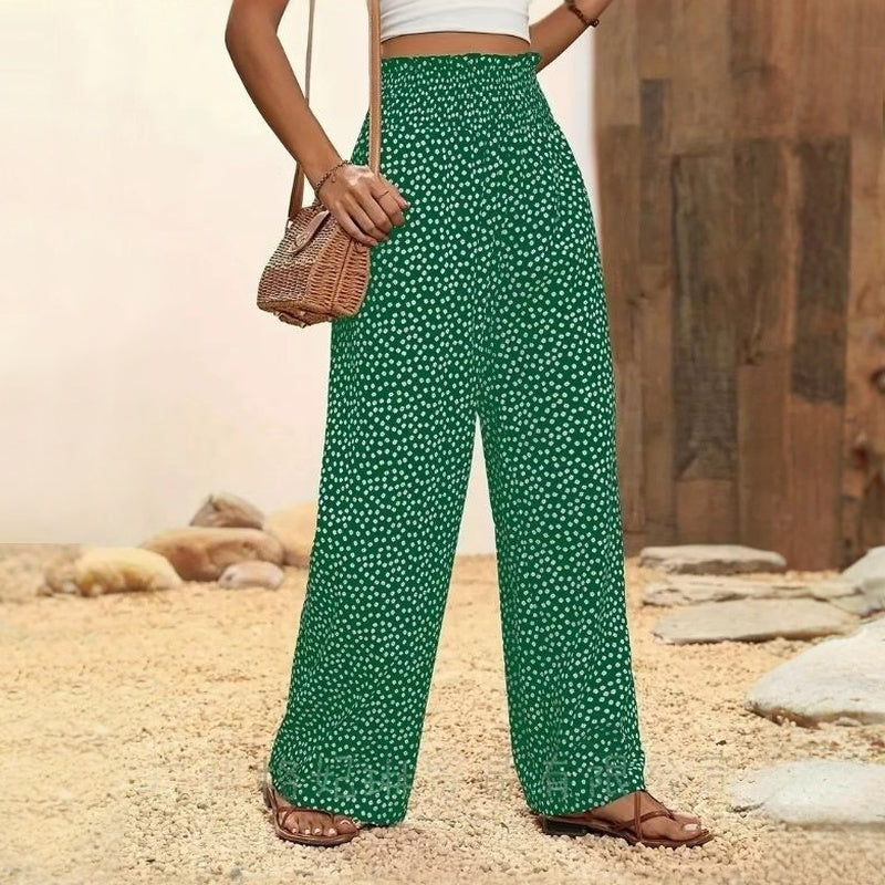 Polka Dot Casual Trousers
