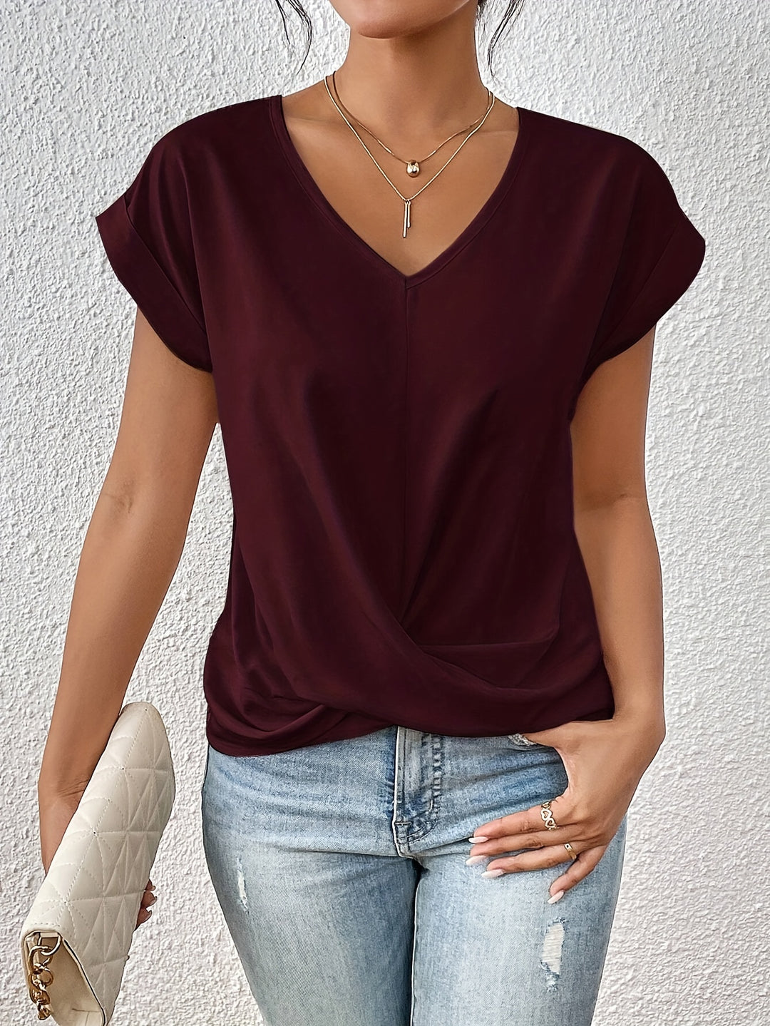 Ashcroft | Tionna Cosy V-Neck Shirt