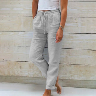 Straight-Leg Casual Trousers