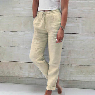 Straight-Leg Casual Trousers